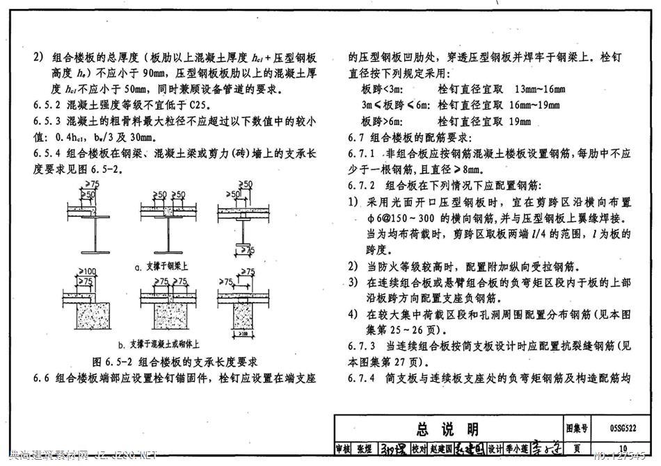 135405sg522钢与混凝土组合楼(屋)盖结构构造pdf文本