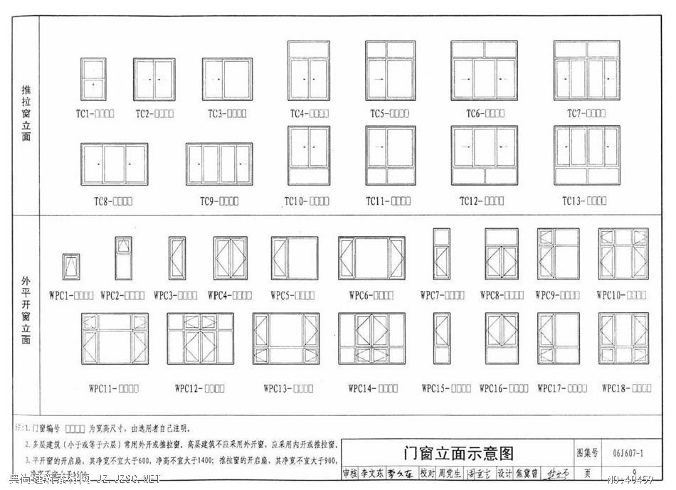 06j6071《建筑节能门窗(一)》pdf文本