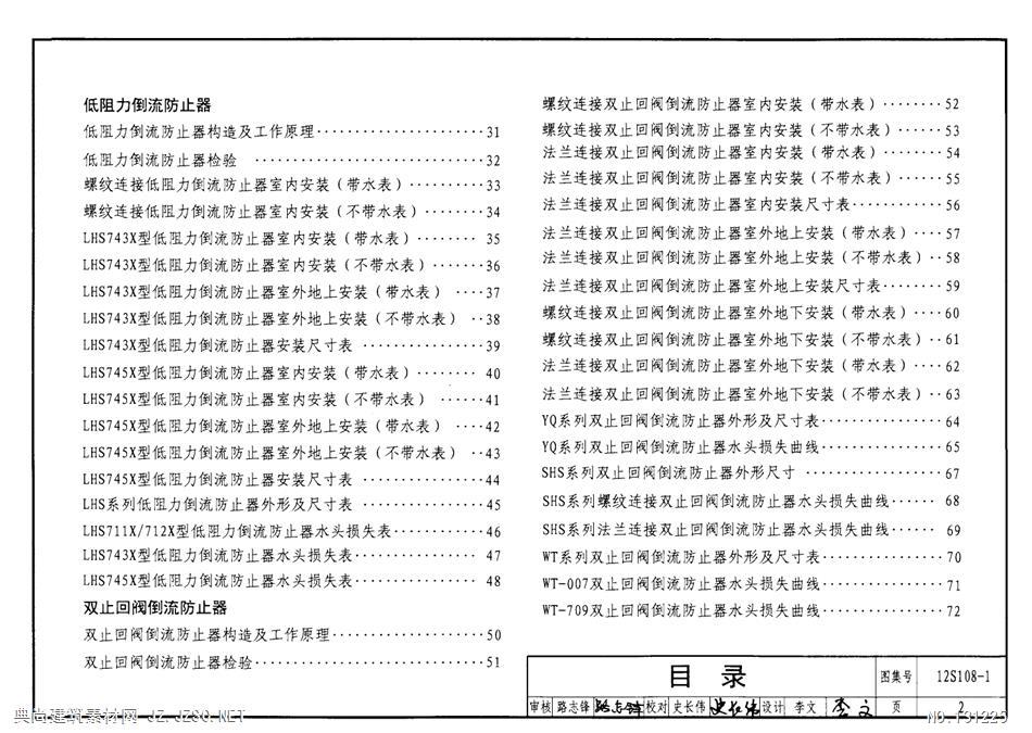 12s108-1 倒流防止器选用及安装pdf文本 相关图集pdf