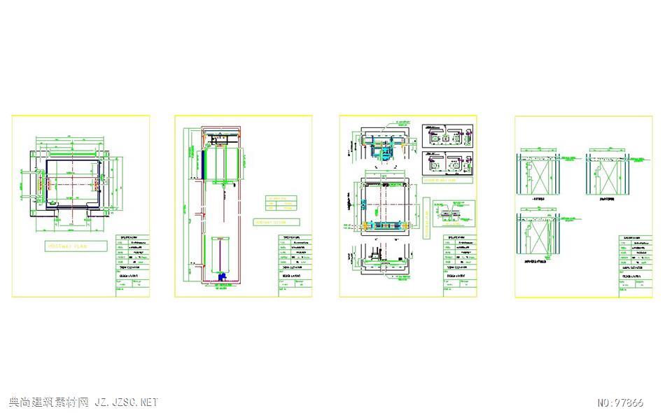 当前位置: 全部素材 楼梯建筑构造 电梯 自动扶梯  无机房电梯cad图纸