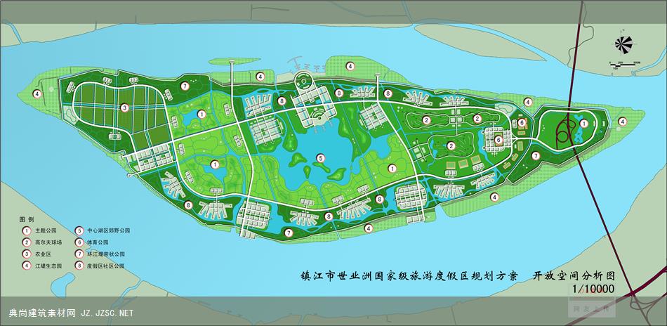 镇江世业洲国家级旅游度假区规划