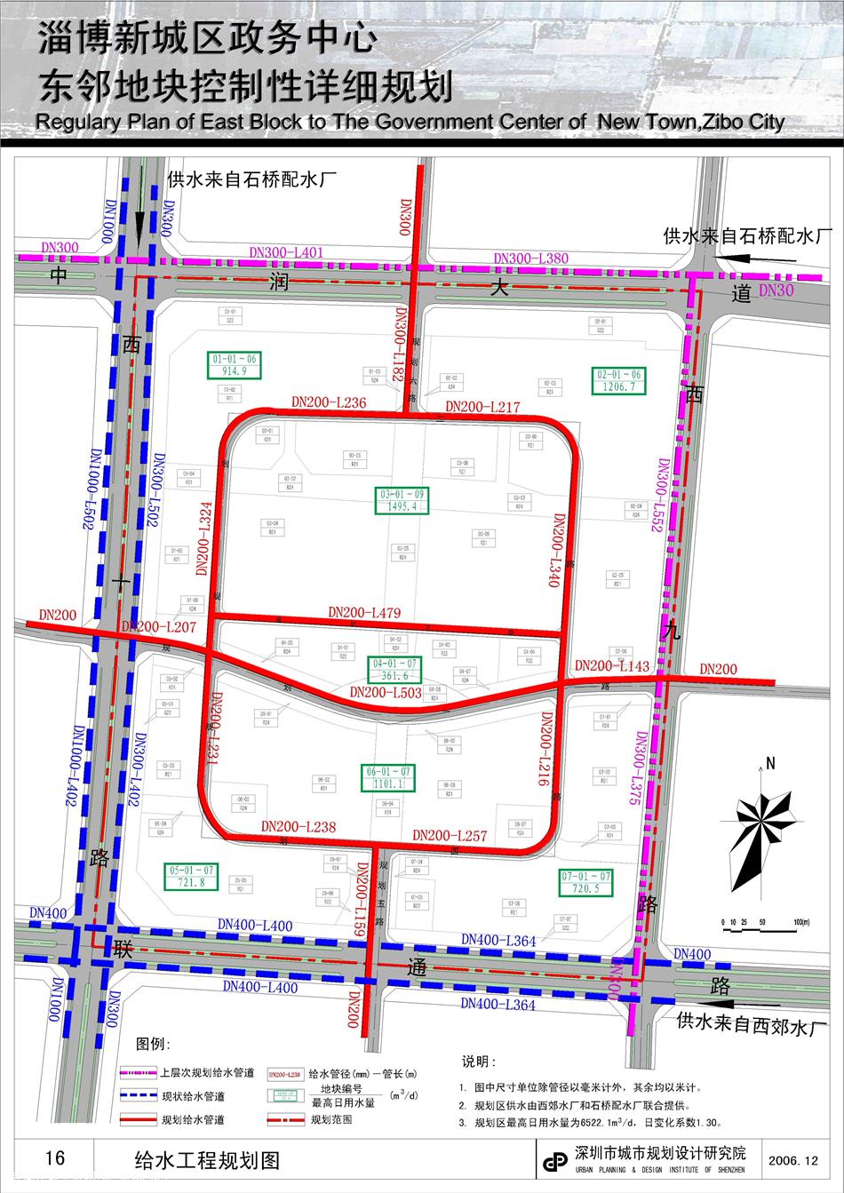 68淄博新城区政务中心东邻地块控制性详细规划pdf文本