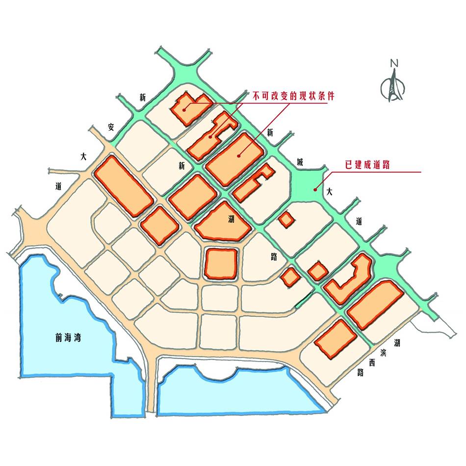 宝安中心区城市设计(全手绘分析图)
