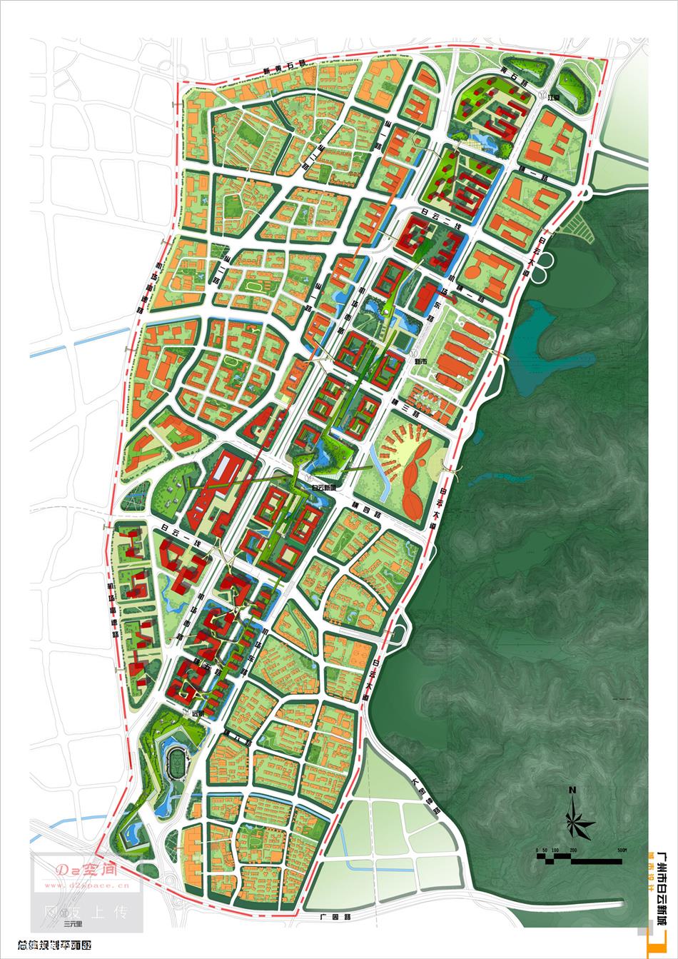 14广州市白云新城地区城市设计控制规划ppt文本 规划