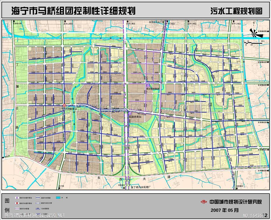 【中】马桥新区控规中(说明书文本&图集&图则&五线控制图) 城市规划