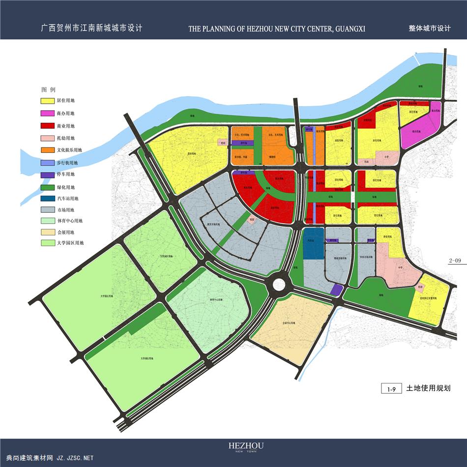 院广西贺州江南新城城市设计zip-rar 规划文本zip-rar