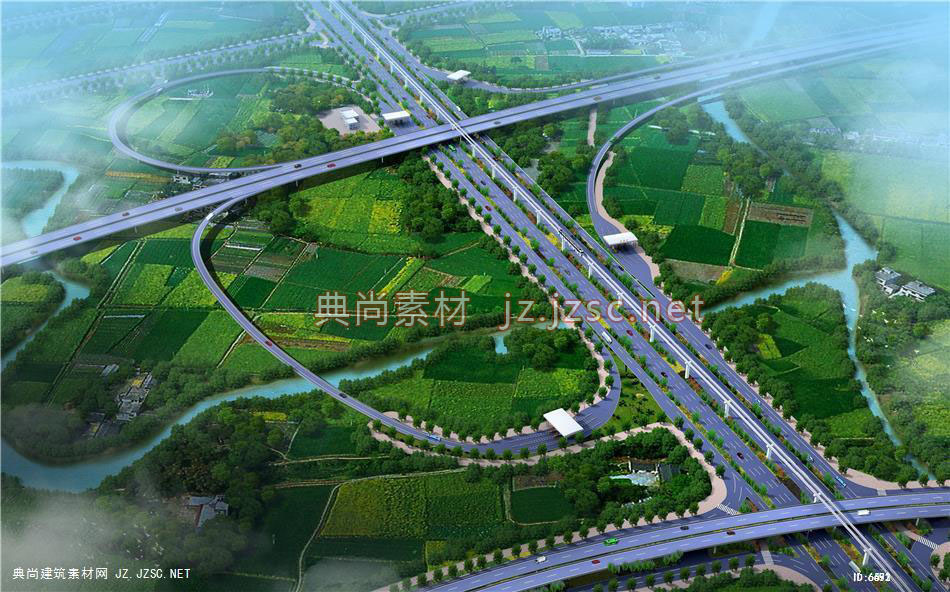 东二环高速比较_12-13_互通式立交效果图jpg图片