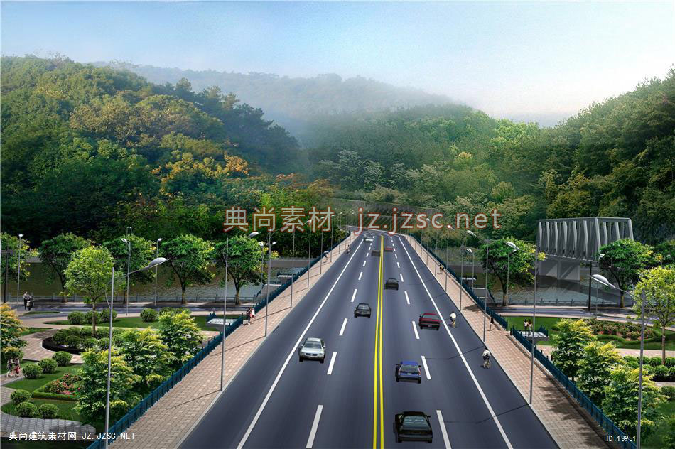 道路透视_06-09_市政道路设计效果图jpg图片