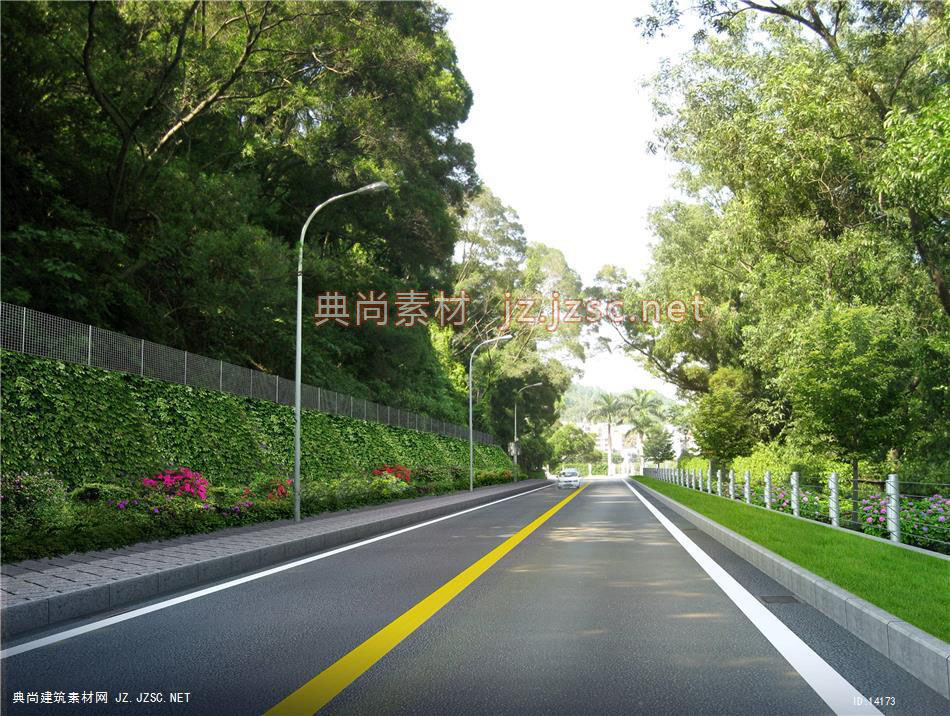 沙湾路方案一_06-09_市政道路效果图