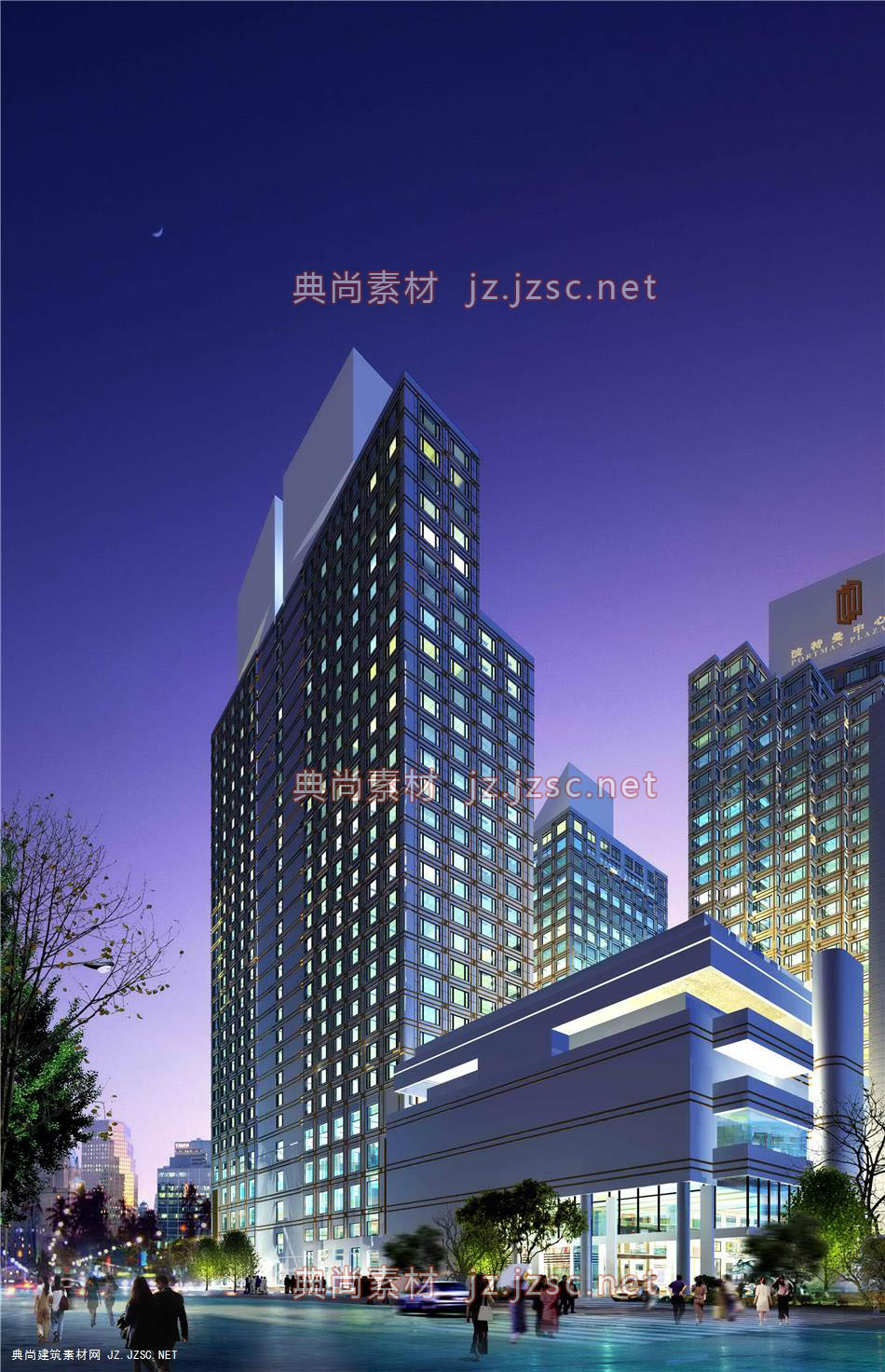 办公建筑效果图(185)