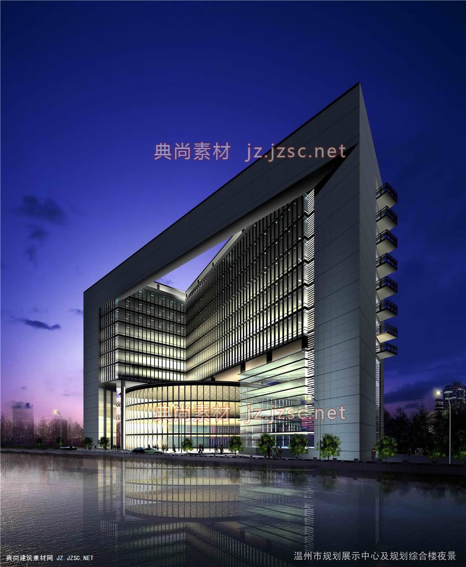 办公建筑效果图(160)