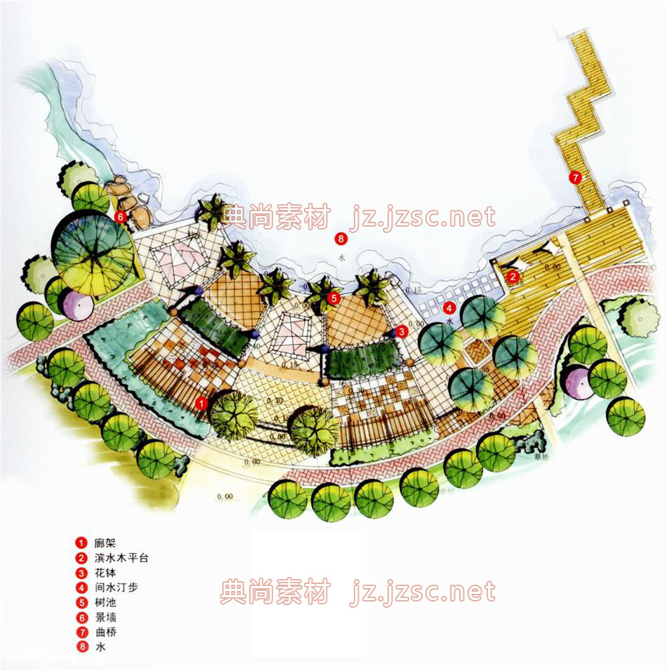 当前位置: 全部素材 园林景观设计 园林景观效果图 景观总平面图