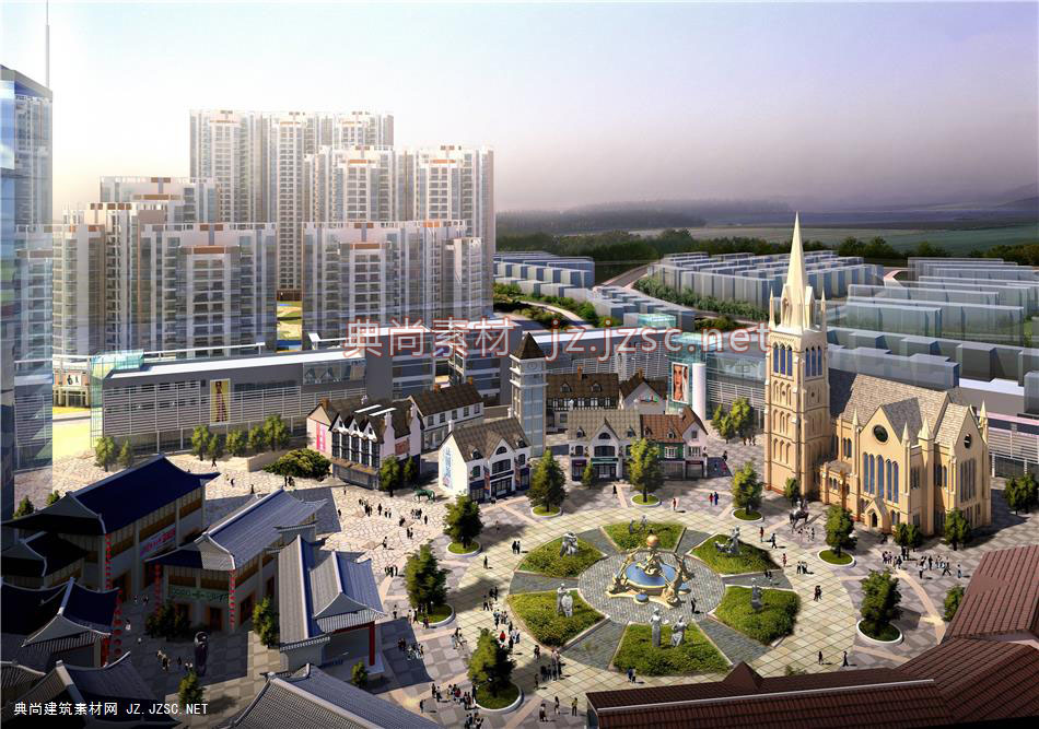 建筑效果图0650