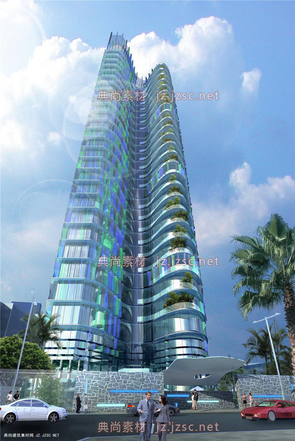 建筑效果图0584