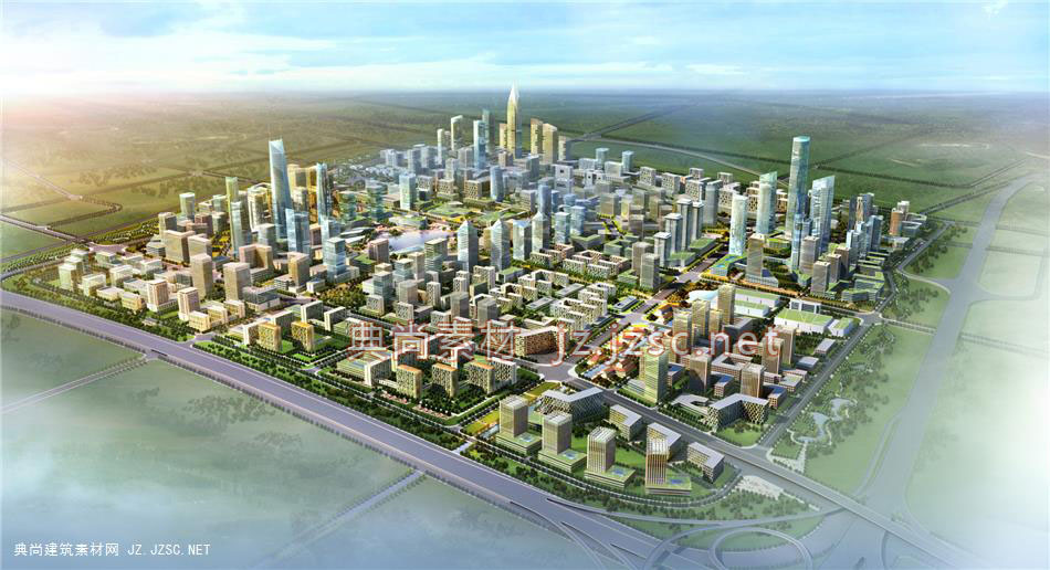 上海桃浦城市设计效果图