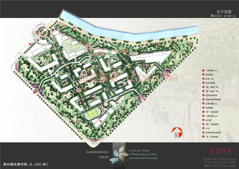 居住区规划总平面图0012jpg图片