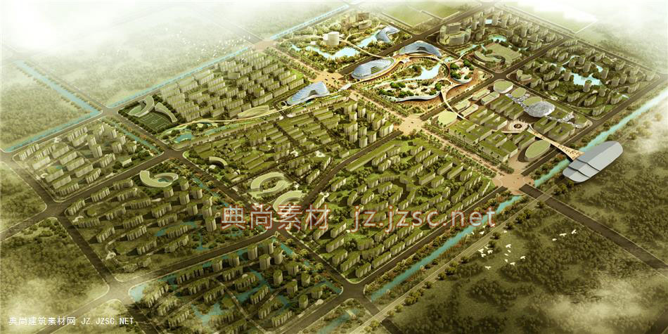 上海某社区城市设计效果图