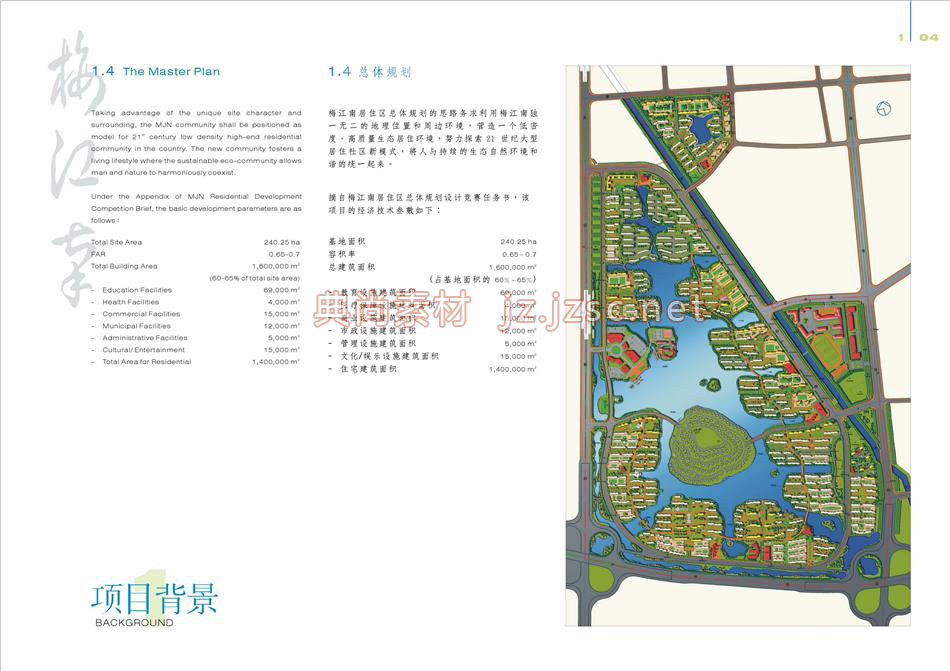 居住区规划总平面图0110