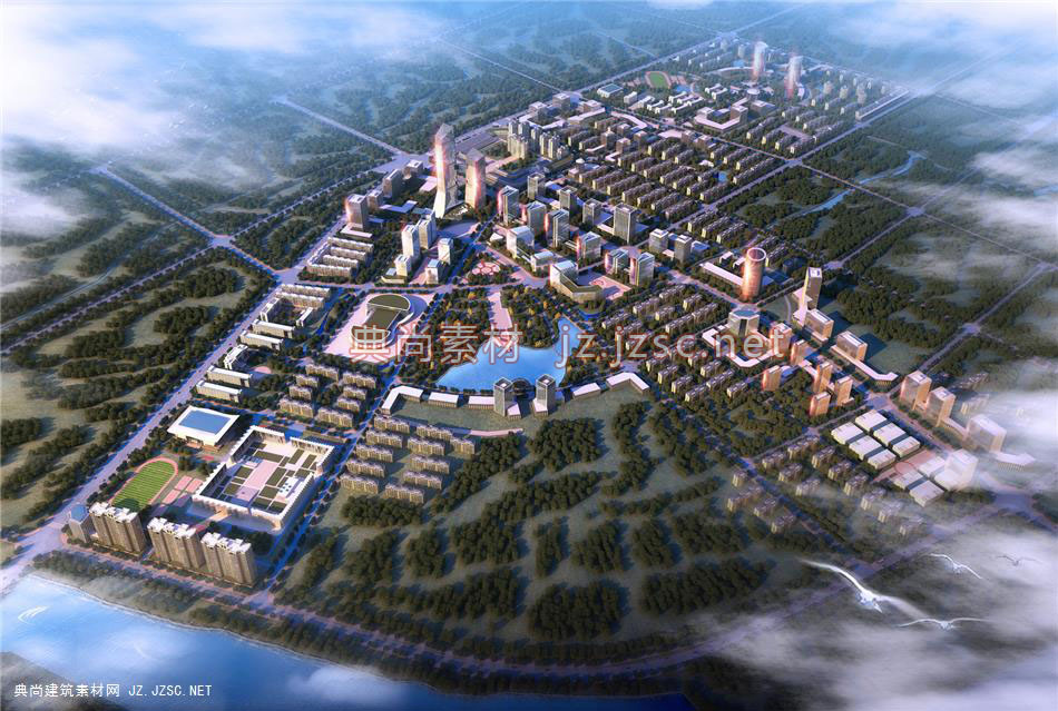 遂川城市设计效果图