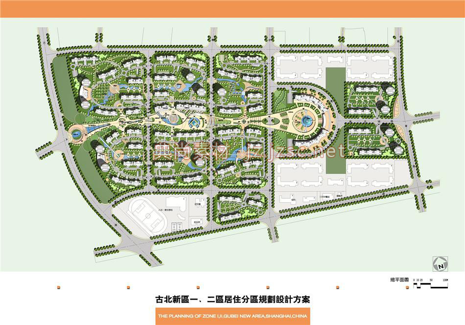 居住区规划总平面图0315