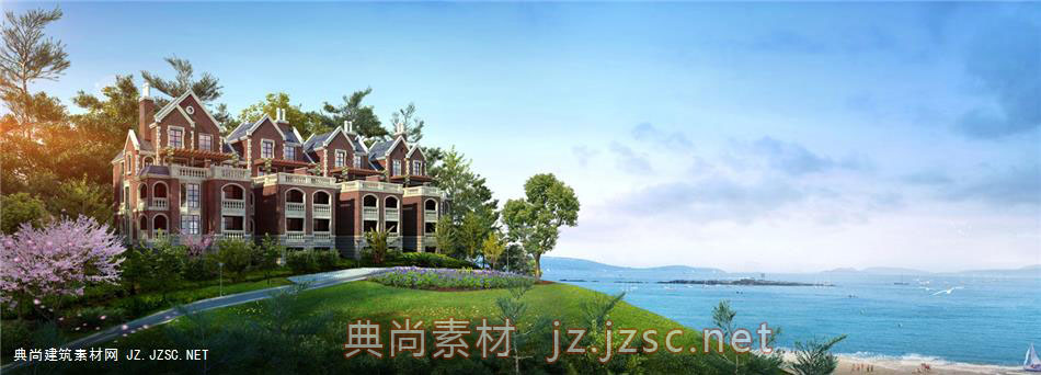 舟山金沙湾别墅效果图