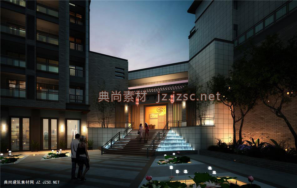 成都江山02别墅效果图