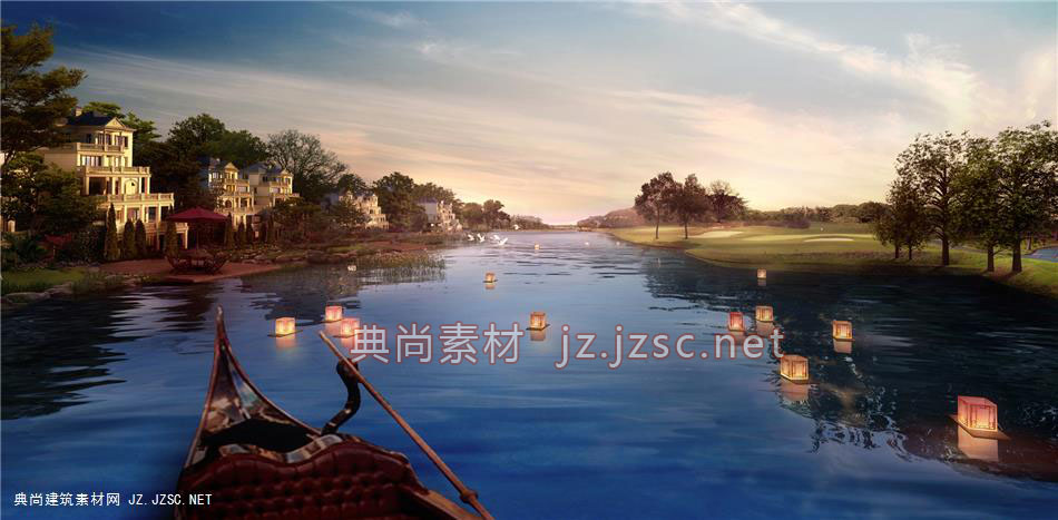 保利公园别墅效果图