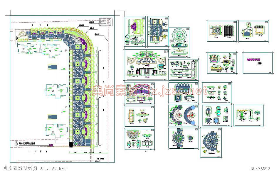 某住宅小区景观设计施工图