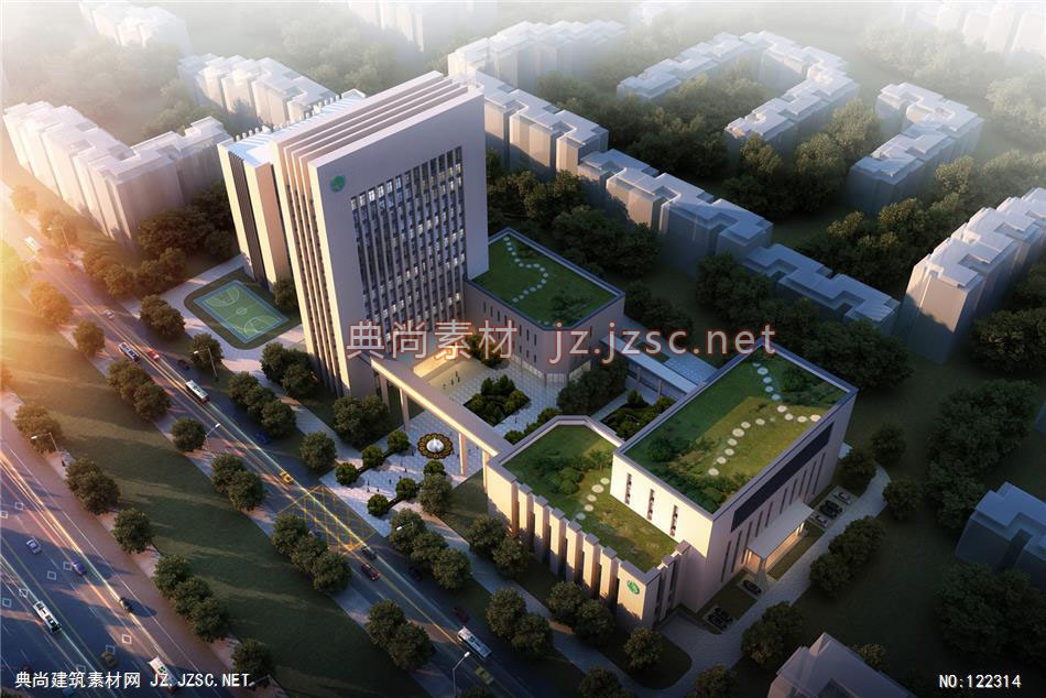 A某电力公司 超高层办公建筑效果图