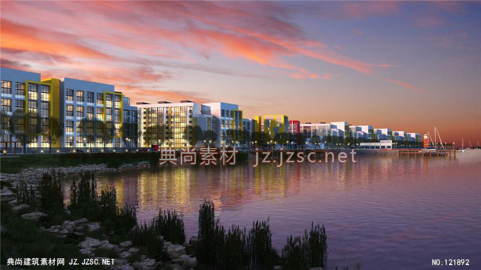 A Tianjin Port03 超高层办公建筑效果图