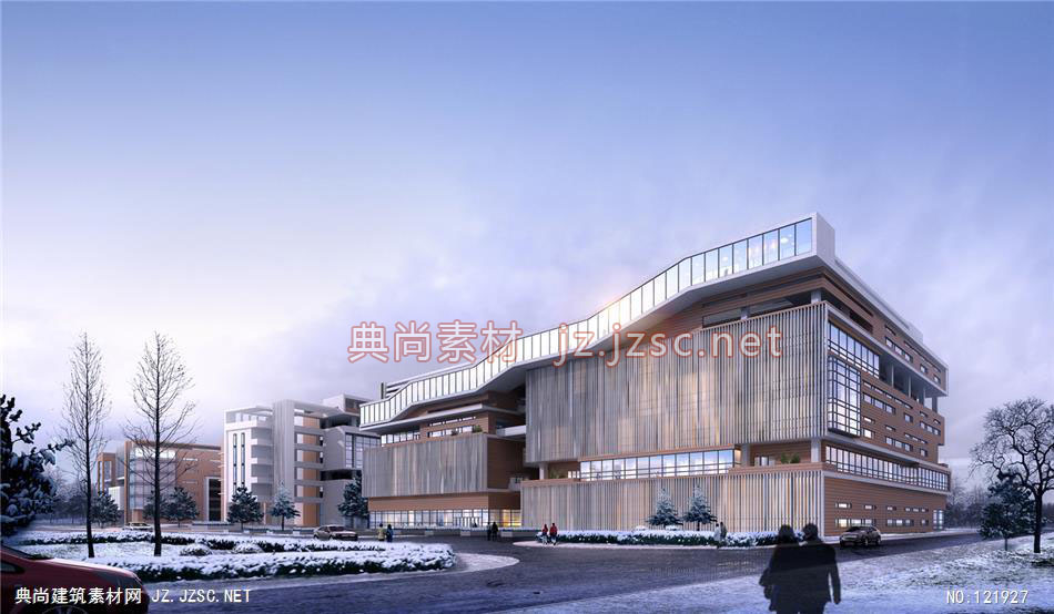 A昌平软件园 超高层办公建筑效果图