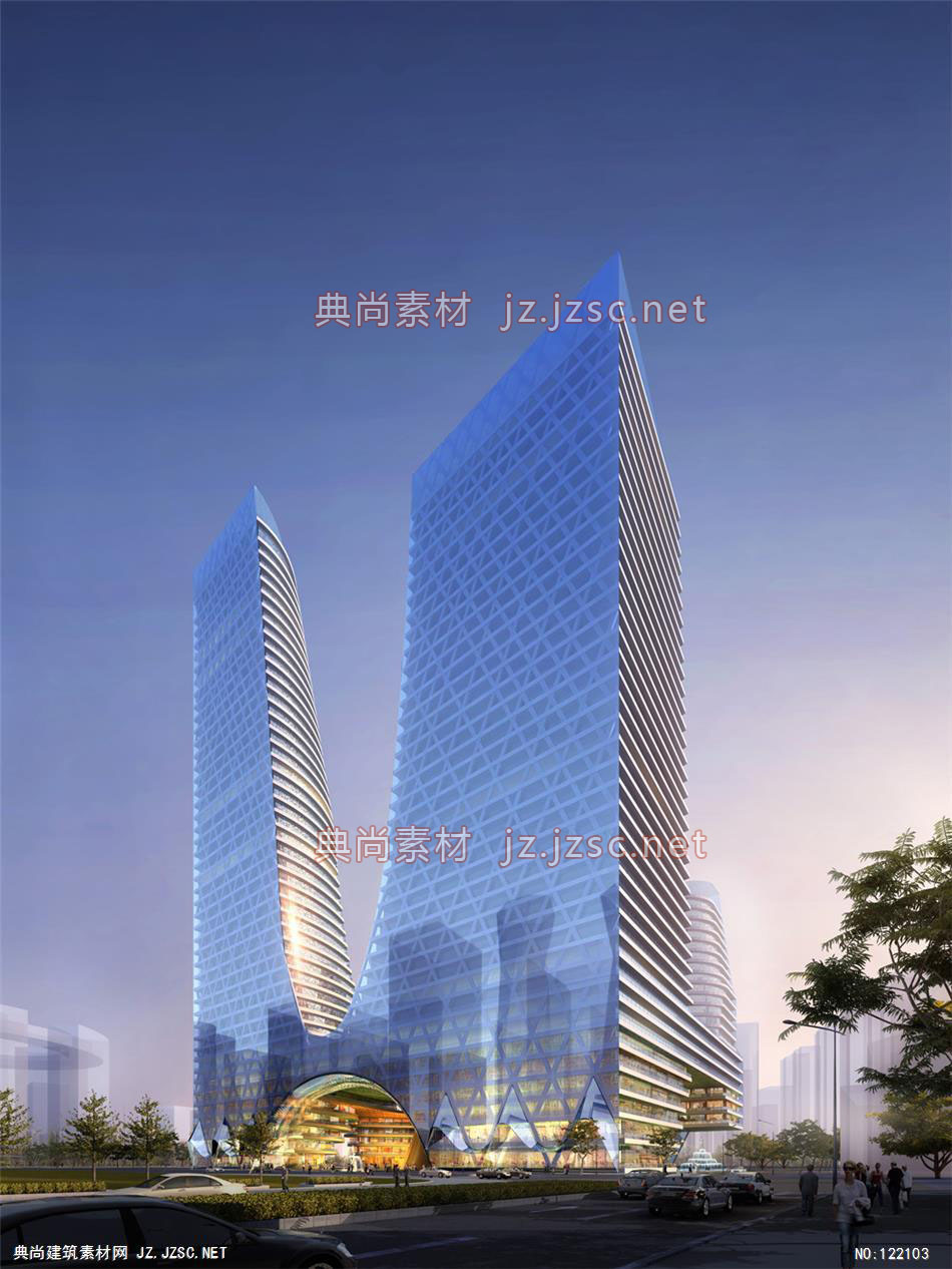 A杭州中国人寿03 超高层办公建筑效果图