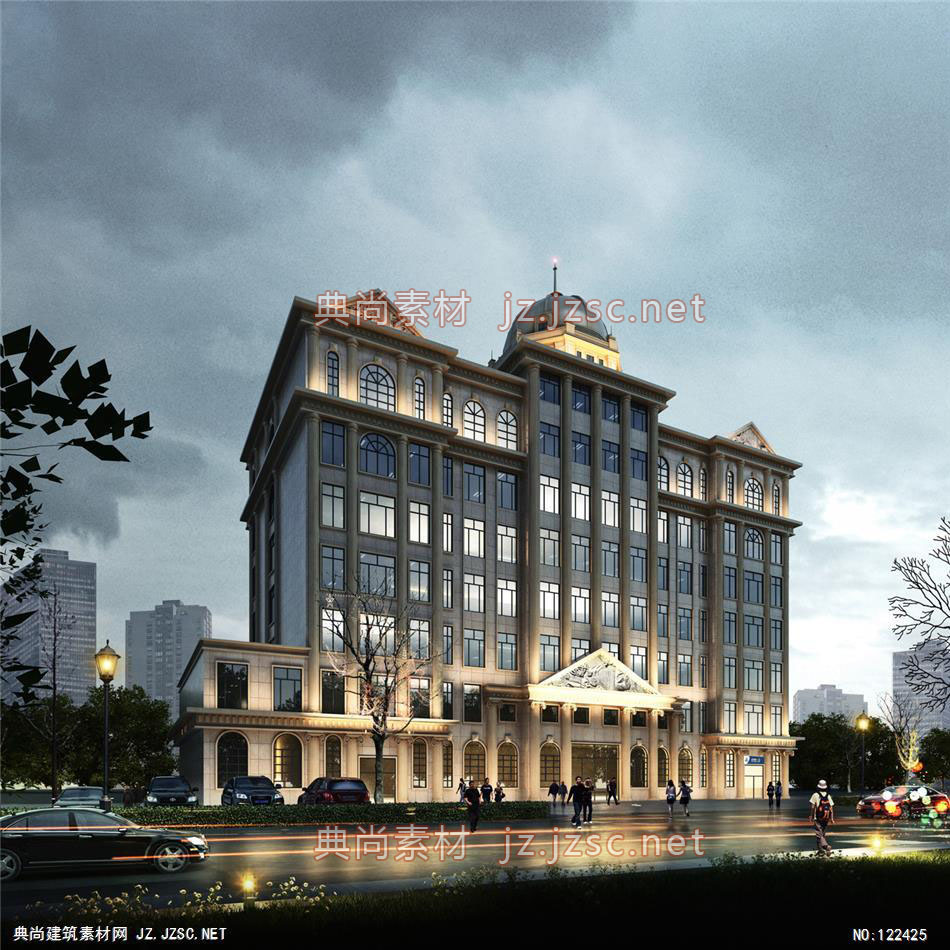 A南昌银行 超高层办公建筑效果图