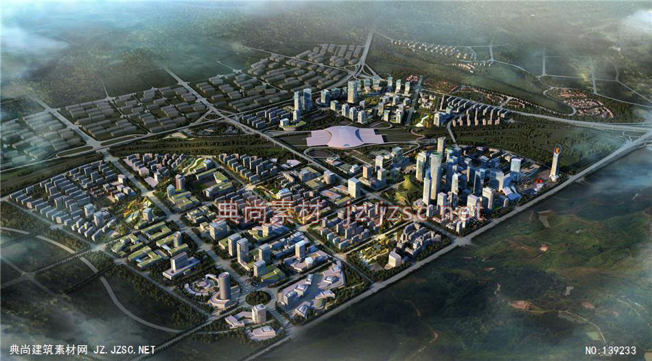 A乌鲁木齐市国际会展中心片区城市设计02