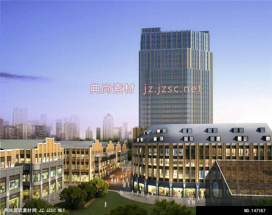 柯凯-赵工-SOHO 上海卢湾43号街坊-8效果图-办公楼效果图办公建筑