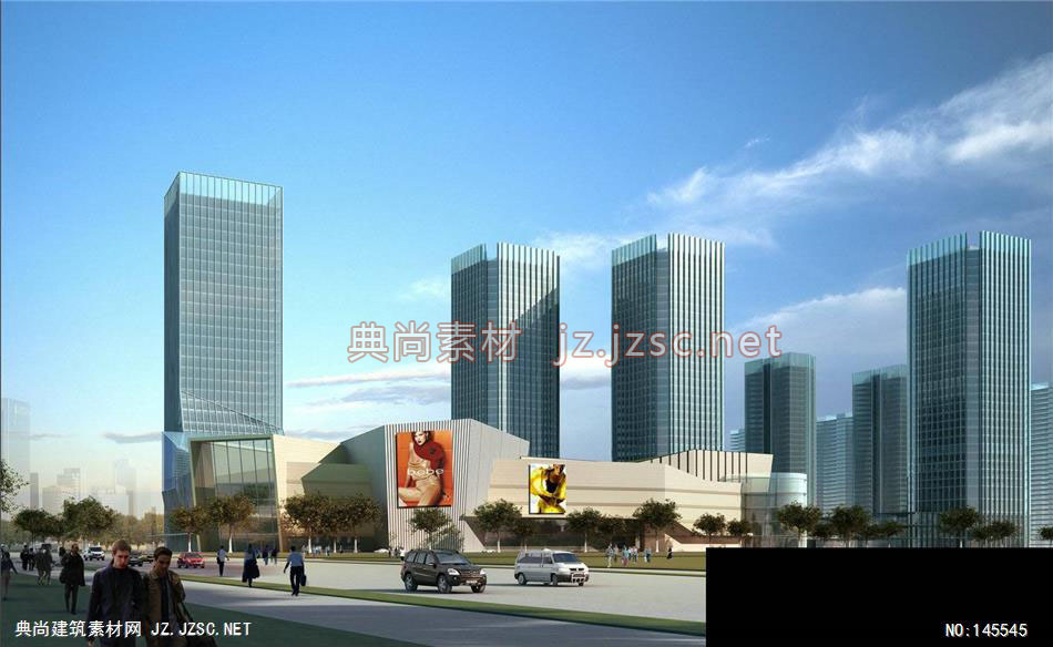 凯里森-石家庄CRC-6效果图-办公楼效果图办公建筑