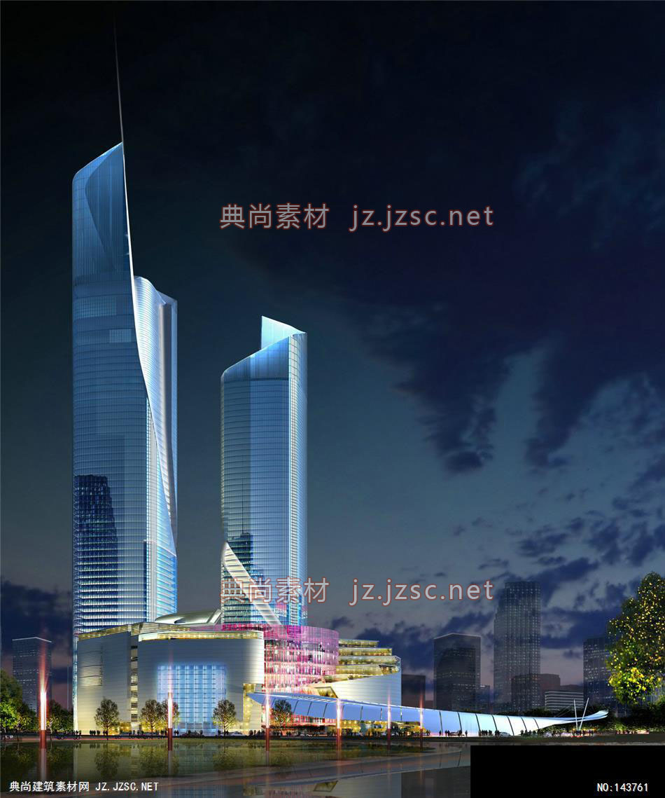 高层公建凯里森徐洲大图2效果图-办公楼效果图办公建筑