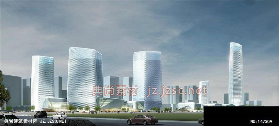 李老师-刘工-中兴路恒丰路规划-5效果图-办公楼效果图办公建筑