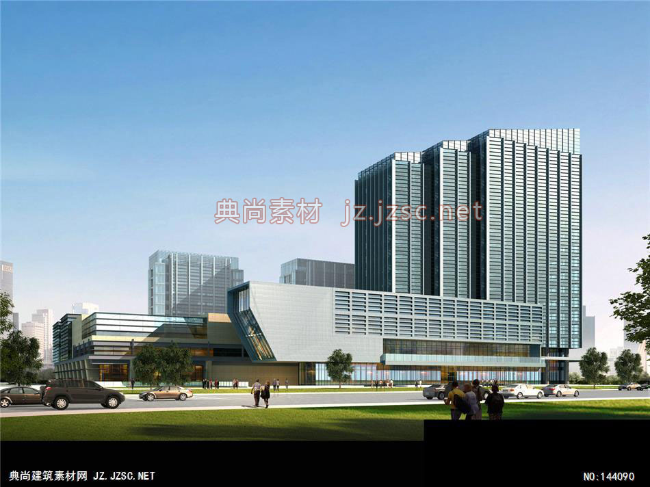 陈总-宝山办公楼第二轮-7效果图-办公楼效果图办公建筑