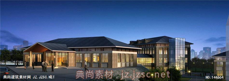 东岸-朱工-兴山酒店二期-2效果图-办公楼效果图办公建筑