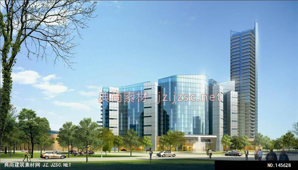 凯里森-无锡CRC-301效果图-办公楼效果图办公建筑