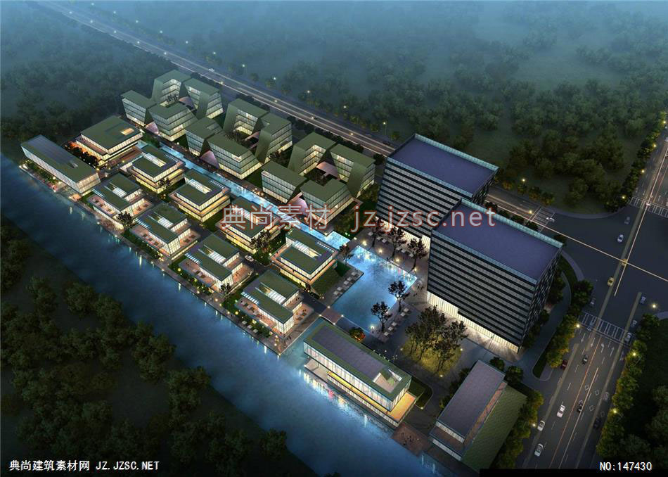 张总-南汇工业园-2效果图-办公楼效果图办公建筑