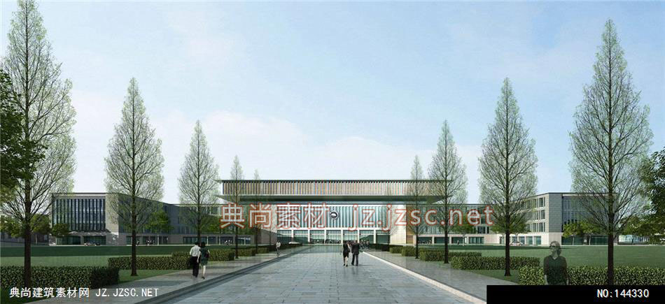 公建三所张工东北大学3效果图-办公楼效果图办公建筑