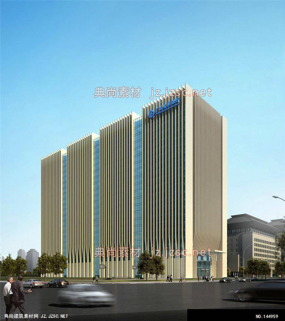 公建一所吴工北京广发银行第五轮3效果图-办公楼效果图办公建筑
