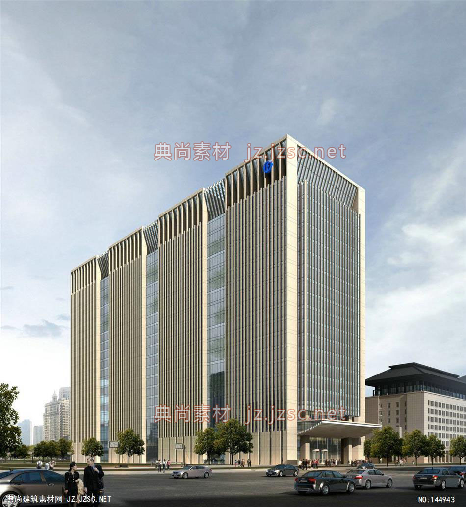 公建一所吴工北京广发银行第三轮2效果图-办公楼效果图办公建筑