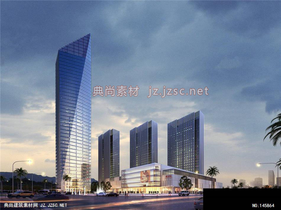 深圳商业综合体-2效果图-办公楼效果图办公建筑