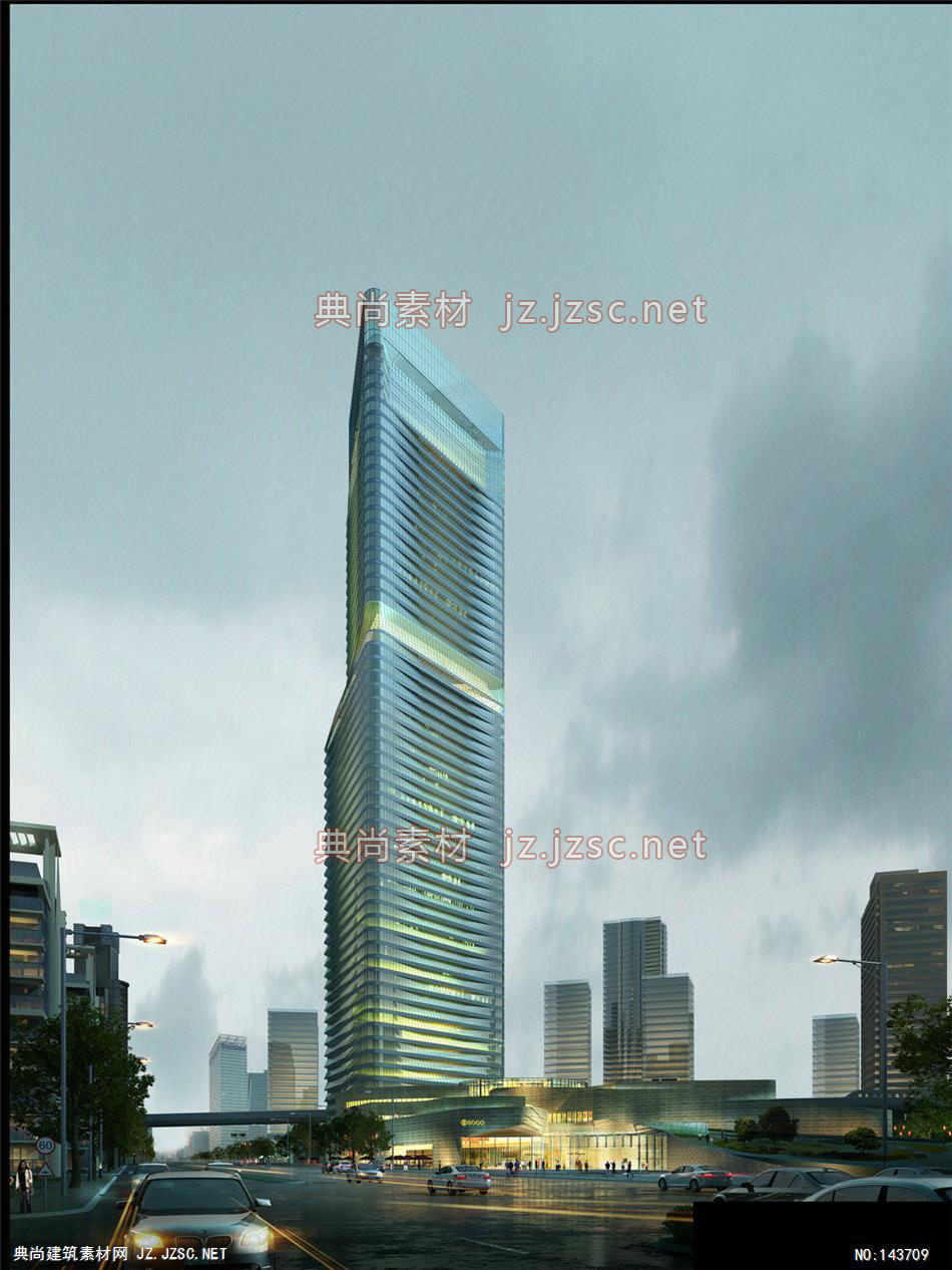 高层公建二所戚工山东项目第2轮多媒体2效果图-办公楼效果图办公建筑