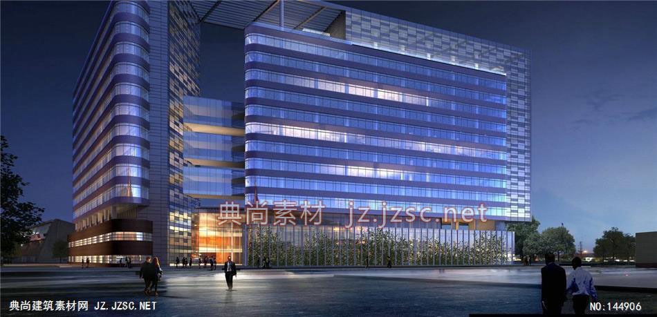 公建一所文工中国银联研发中心第二轮2效果图-办公楼效果图办公建筑