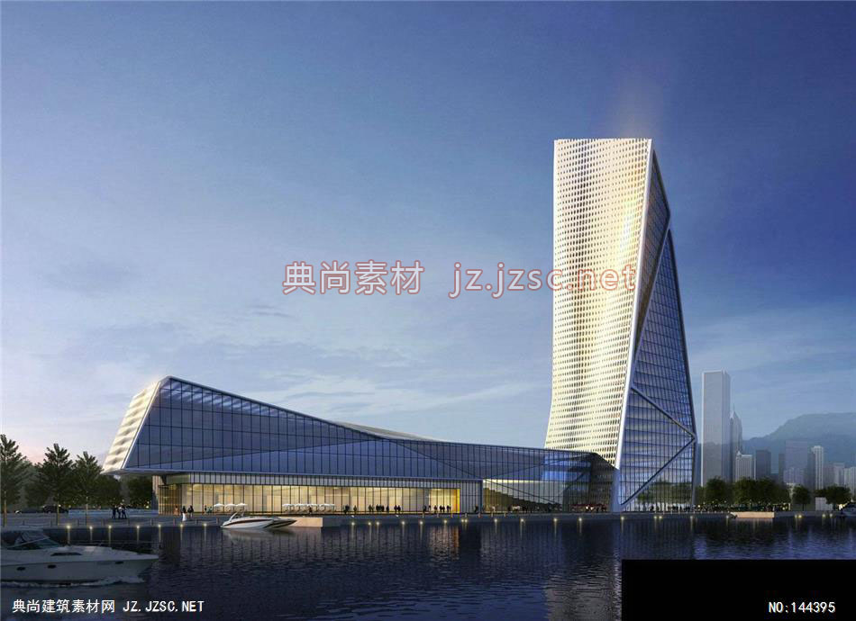 东岸-江工-宜昌交运大楼-3效果图-办公楼效果图办公建筑