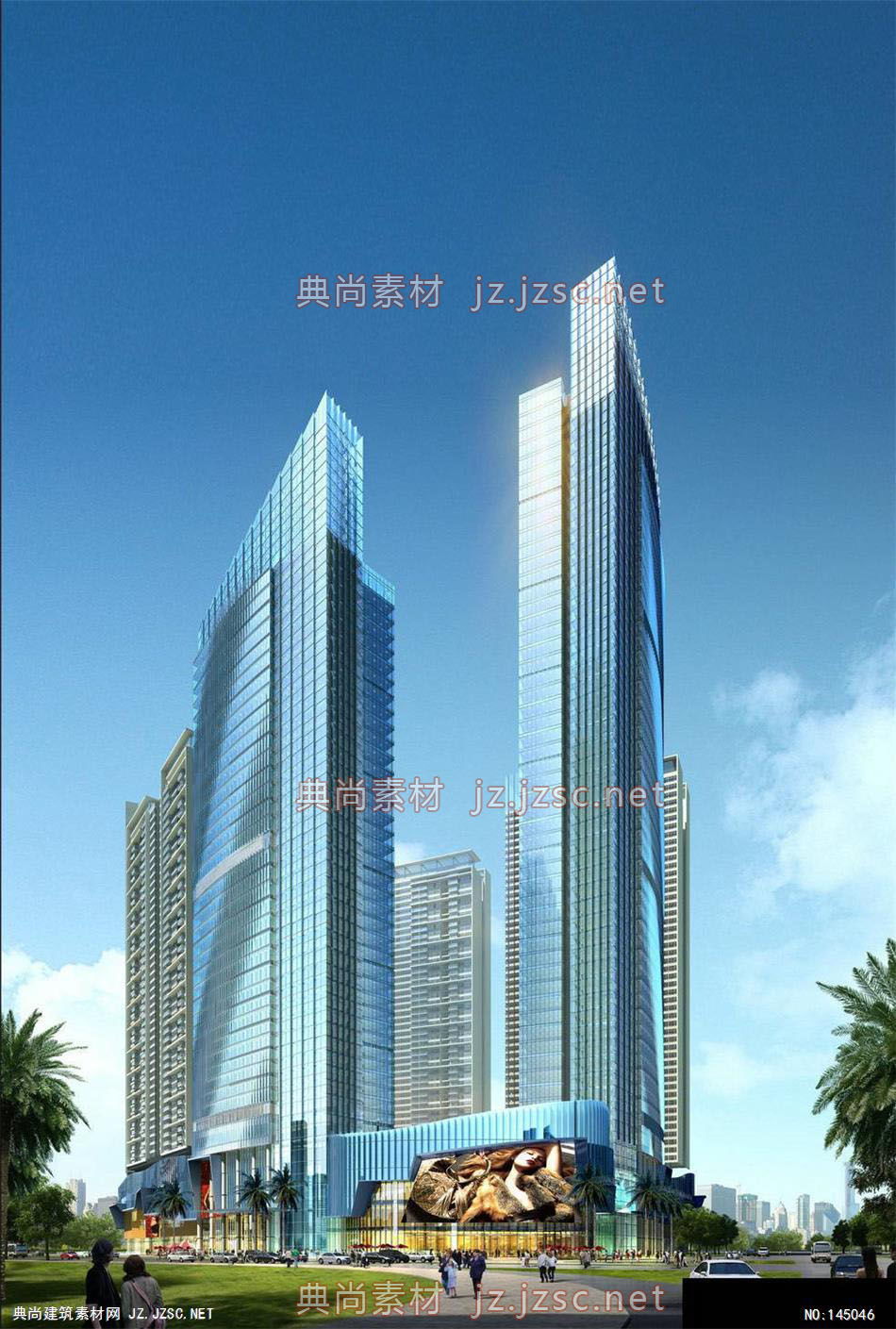 凯里森-佛山效果图-办公楼效果图办公建筑